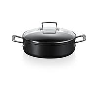 Sauteuse rondeau anti-adhérente Les Forgées 30 cm et couvercle en verre Le Creuset