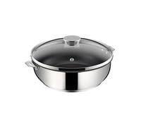 Lagostina - Salvaspazio+ Sauteuse Inox Revï¿?Tu 28 Cm Lagothermï¿? + Couvercle Verre 12138032028