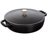 STAUB Poêle à frire en fonte Chistera Staub Ø24 cm Noir