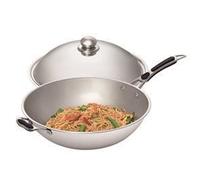 Sauteuse Wok inox à36 cm pour induction IW35 - Bartscher
