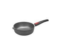 Woll Casserole spécialement conçue pour la Cuisson sur Feux à Induction, avec rebords élevé et Manche Amovible 24 cm Noir