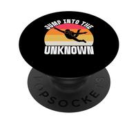 Sautez dans Le Parachutisme Inconnu PopSockets PopGrip Adhésif