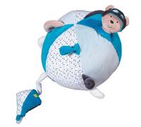 Balle d'activités en velours - lazare bleu TU