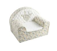 Sauthon Fauteuil Club en Coton Blanc