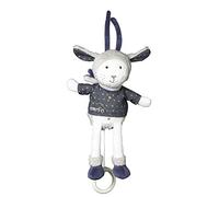 Peluche mini musical mouton en velours - merlin blanc TU