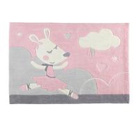 Tapis de chambre tufté 130x90cm en acrylique Rose rose TU