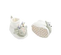 Chaussons bébé en velours