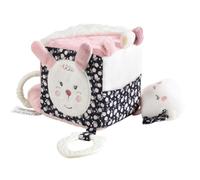 Sauthon Cube d'activité bébé Collection Miss Fleur de Lune | Jeux d'eveil & de développement | Cadeau Naissance