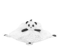 Doudou mouchoir en velours blanc