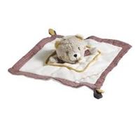 Sauthon – Doudou mouchoir plat Timouki – ours en velours