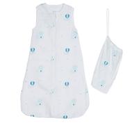 Gigoteuse bébé en coton bio - lazare blanc 0/6M