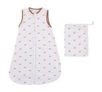 Gigoteuse lange bébé en coton bio - sunlight blanc 0/6M