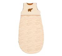 Gigoteuse bébé hiver patch ours en double gaze de coton - orsino beige 6/18M