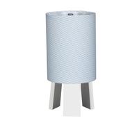 Sauthon Lampe de Chevet avec Pied en Coton Bleu