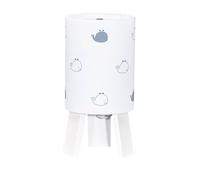 Sauthon Lampe de Chevet en Coton Blanc