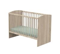 Sauthon Lit bébé 60x120 cm | Lit pour bébé à barreaux réglable en Hauteur en 3 Positions | Access Bois | Fabriqué en France