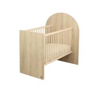 Lit Bébé Évolutif 120x60 En 90x190- Tête De Lit Arche - Arche Marron 60X120