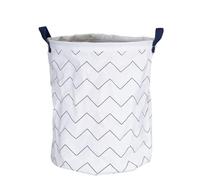 Sauthon Panière de Rangement Tissu 31x39x31cm en Coton Blanc