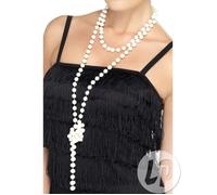 Sautoir - 1m80 - Blanc nacré - Plastique - Mixte