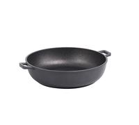 De Buyer - Sautoir antiadhésif à 2 anses CHOC EXTREME - Diamètre 28 cm -, Noir