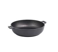 De Buyer - Sautoir antiadhésif à 2 anses CHOC EXTREME - Diamètre 28 cm -, Noir