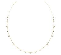 Swarovski Sautoir Imber, Taille ronde, Banc, Placage de ton or