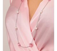 Sautoir MORELLATO en Argent 925/1000 Blanc et Perle de Culture Rose