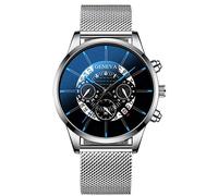 SAUTRV Ceinture Cool Dial Mesh Mode Digital Layer Quartz Multi Watch Littéral Hommes Montre Photo Montres pour Femmes, E, taille unique