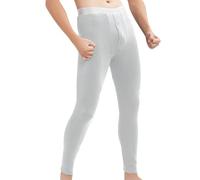 SAUTRV Legging thermique doublé en polaire pour homme - Long caleçon chaud - Legging d'hiver long - Couche de base - Collants de compression d'hiver - Sous-vêtements thermiques pour homme