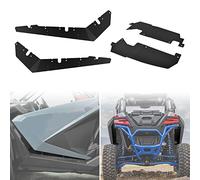SAUTVS Garniture de porte inférieure en acier et puits de roue arrière pour RZR PRO XP, garniture de cantonnière de porte inférieure et garde-boue arrière pour accessoires Polaris RZR PRO XP 2020-2023