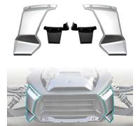 SAUTVS Garnitures de calandre avant argentées pour Can-Am Ryker, protection de grille inférieure pour Can Am Ryker 600 900 Sport et Ryker Rally Edition Accessoires pour tous les modèles (remplace OEM