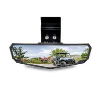 SAUTVS UTV Center Rear View Mirror, Premium Convex RearView Mirror for Polaris Ranger 570 900 1000 Crew/Can Am Defender 2015-2025 Accessories