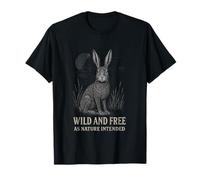 Sauvage et libre - Comme prévu par la nature - Design scandinave lièvre T-Shirt