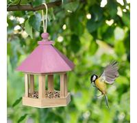 Sauvage Mangeoire Pour Oiseaux Pour L'extérieur, Ing Oiseau Mangeoire, Ing Maison En Bois Mangeoire Pour Oiseaux Simple Installation Facile À Nettoyer