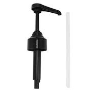 Sauve de pompe à pression de sirop Bulle de pompe de bouteille 8 ml Tête de pression de mesure pour monin 1883 ABS MATÉRIAU 45G Poids facile à utiliser pour les cocktails à thé de (Noir)