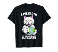 Sauve la Terre : C'est la Seule planète à Avoir des Chats | Jour de la Terre T-Shirt