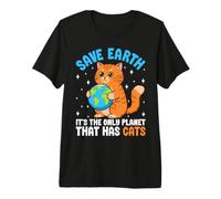 Sauve la Terre, C'est la Seule planète à Avoir des Chats T-Shirt Haut de Gamme
