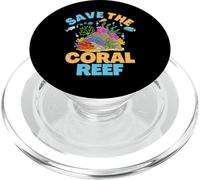 Sauve Le récif de Corail, SaveThe Reef, Poissons respectueux de l'environnement PopSockets PopGrip pour MagSafe