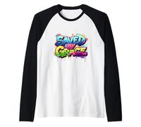 Sauvé par Grace - Christian Graffiti Street Art Manche Raglan