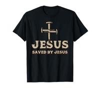 Sauvé par Jésus Croix Dieu Religieux chrétien Jésus T-Shirt