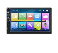 Sauvegarde Caméra Recul Autoradio 7 Pouces 1 DIN Multimédia Lecteur MP5 Lien Miroir Écran Tactile FM ISO Alimentation Entrée Aux Bluetooth USB Universel(with 8 LED Camera)