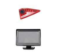 Sauvegarde Caméra Recul Caméra De Recul avec Feu Stop Et Vision Nocturne HD Écran D'affichage Voiture 4.3 Pouces pour Opel pour Movano(Desktop Screen)
