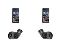 Sauvegarde Caméra Recul Caméra Recul BSD avec Alarme Enregistrement Vidéo DVR Voiture 2 Canaux AHD Rétroviseur 10,36 Pouces Camions(Add Left Right Cam)