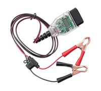 Sauvegarde mémoire batterie Câble alimentation ECU avec affichage LED | Sauvegarde mémoire auto Pour Autoradio Verrouillé Données Perdues Tableau de Bord Remplacement