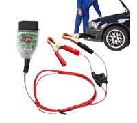 Sauvegarde mémoire batterie Câble d'alimentation ECU voiture avec écran LED | Sauvegarde mémoire pour batterie auto Pour radio, perte des données du tableau de bord, remplacement véhicule