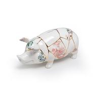 SAUVEGARDER SÉLETTI EN PORCELAINE KINTSUGI PIGGY BANK 09942