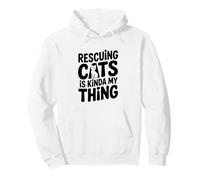 Sauver des Chats, C'est Un Peu Mon Truc pour Les Amoureux des Chats Sweat à Capuche