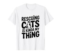 Sauver des Chats, C'est Un Peu Mon Truc pour Les Amoureux des Chats T-Shirt