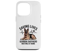 Sauver des Vies Berger Allemand Qui Attend à la Maison Coque pour iPhone 13 Pro