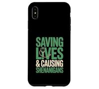 Sauver des Vies et Causer Une infirmière Shenanigans Coque pour iPhone XS Max